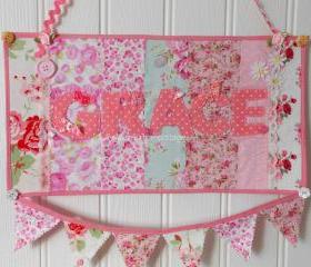 Personalized nursery door sign photo prop baby shower gift